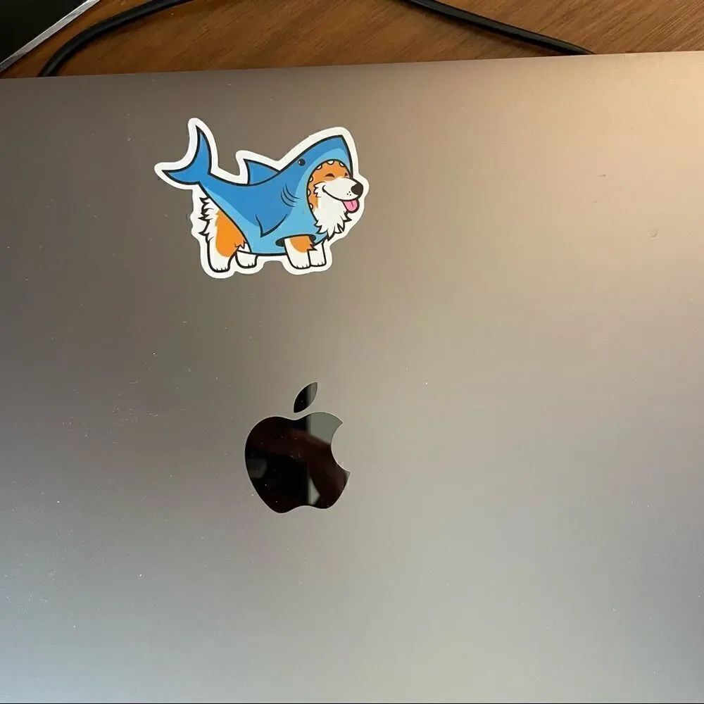 Timid Corgi Sticker - Picture 5 of 5